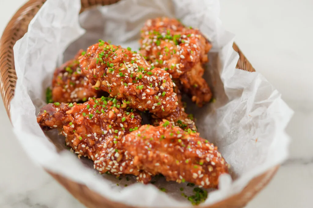 Korean Fried Chicken Wings Famous Korea Street Food Recipe