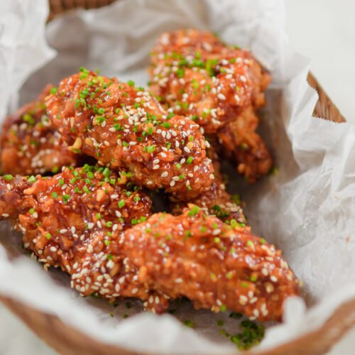 Korean Fried Chicken Wings Famous Korea Street Food Recipe